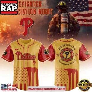 MLB Philadelphia Phillies x Firefighter Appreciation Night Special Edition Baseball Jerseys