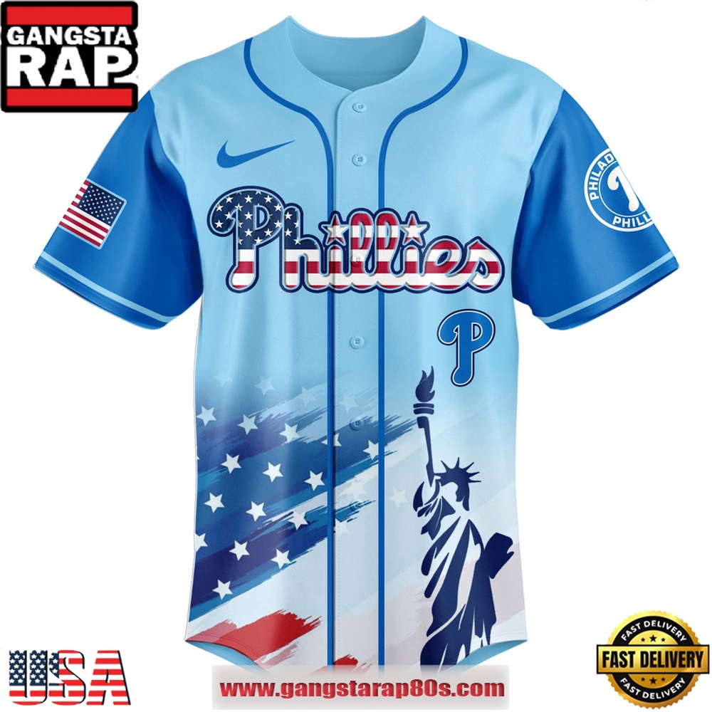 MLB Philadelphia Phillies X Independence Day Special Edition Baseball Jerseys MLB Philadelphia Phillies X Independence Day Special Edition Baseball Jerseys