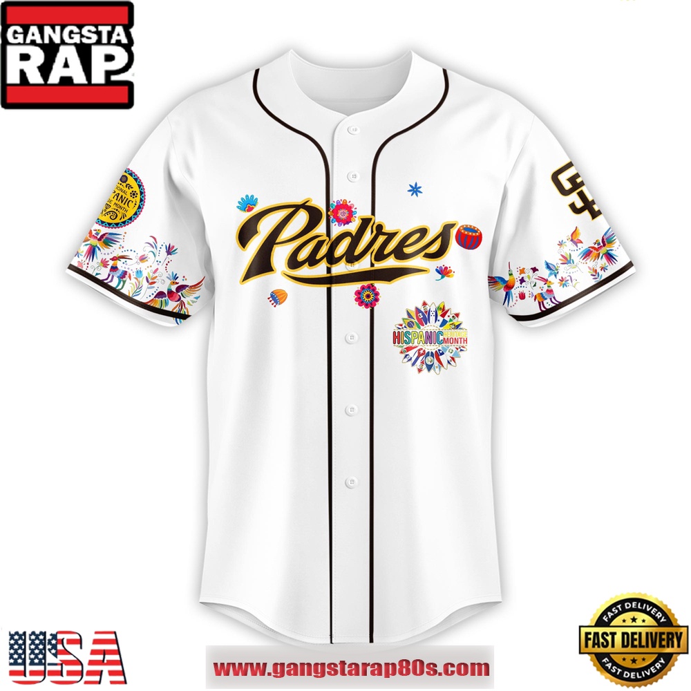 MLB San Diego Padres X Hispanic Heritage Special Edition Baseball Jersey MLB San Diego Padres X Hispanic Heritage Special Edition Baseball Jersey