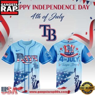 MLB Tampa Bay Rays X Independence Day Special Edition Baseball Jerseys