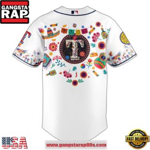 MLB Texas Rangers X Hispanic Heritage Special Edition Baseball Jersey