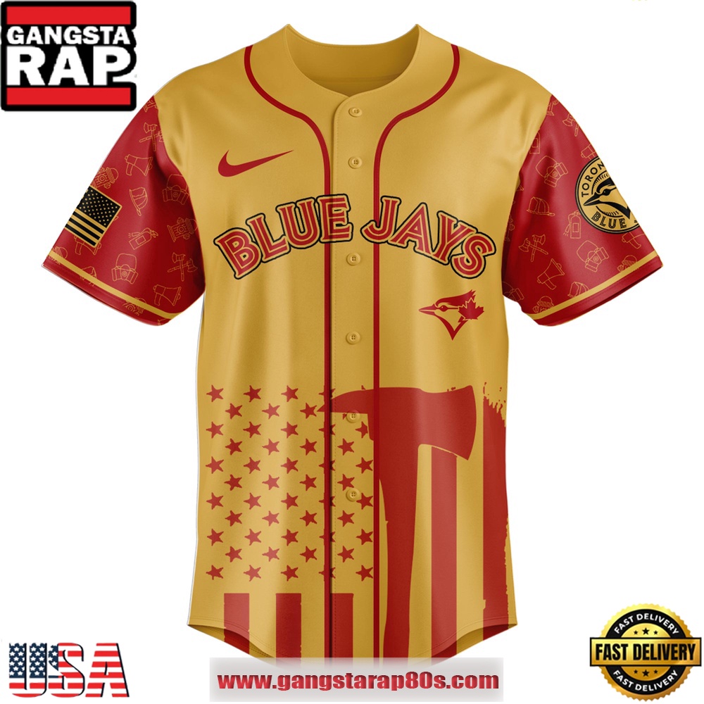 MLB Toronto Blue Jays x Firefighter Appreciation Night Special Edition Baseball Jerseys MLB Toronto Blue Jays x Firefighter Appreciation Night Special Edition Baseball Jerseys