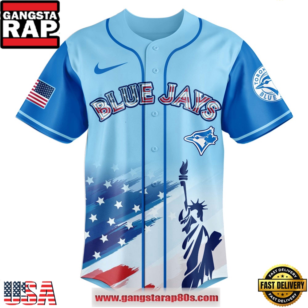MLB Toronto Blue Jays X Independence Day Special Edition Baseball Jerseys MLB Toronto Blue Jays X Independence Day Special Edition Baseball Jerseys