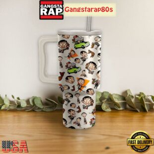 Mr Bean Teddy Bear Fan Tumbler Cup 40oz
