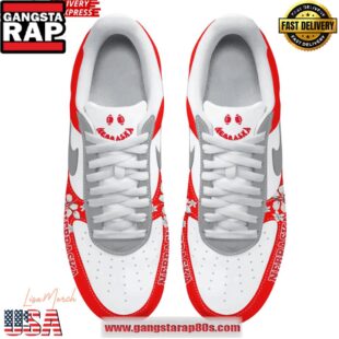 Nebraska Huskers Go Big Red Limited Edition Air Force 1 Running Sneakers Shoes