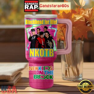 New Kid On The Block Fan Tumbler Cup 40oz
