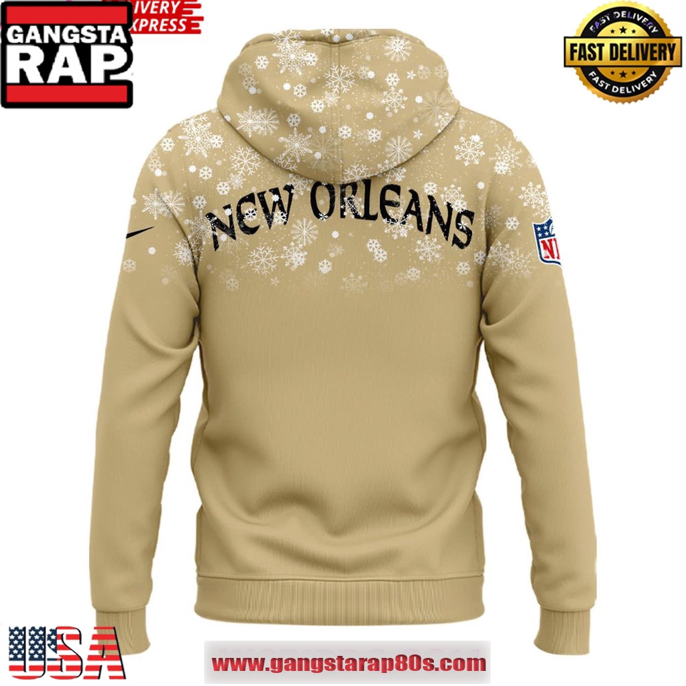 New Orleans Saints Snow 2025 Unisex Hoodie New Orleans Saints Snow 2025 Unisex Hoodie