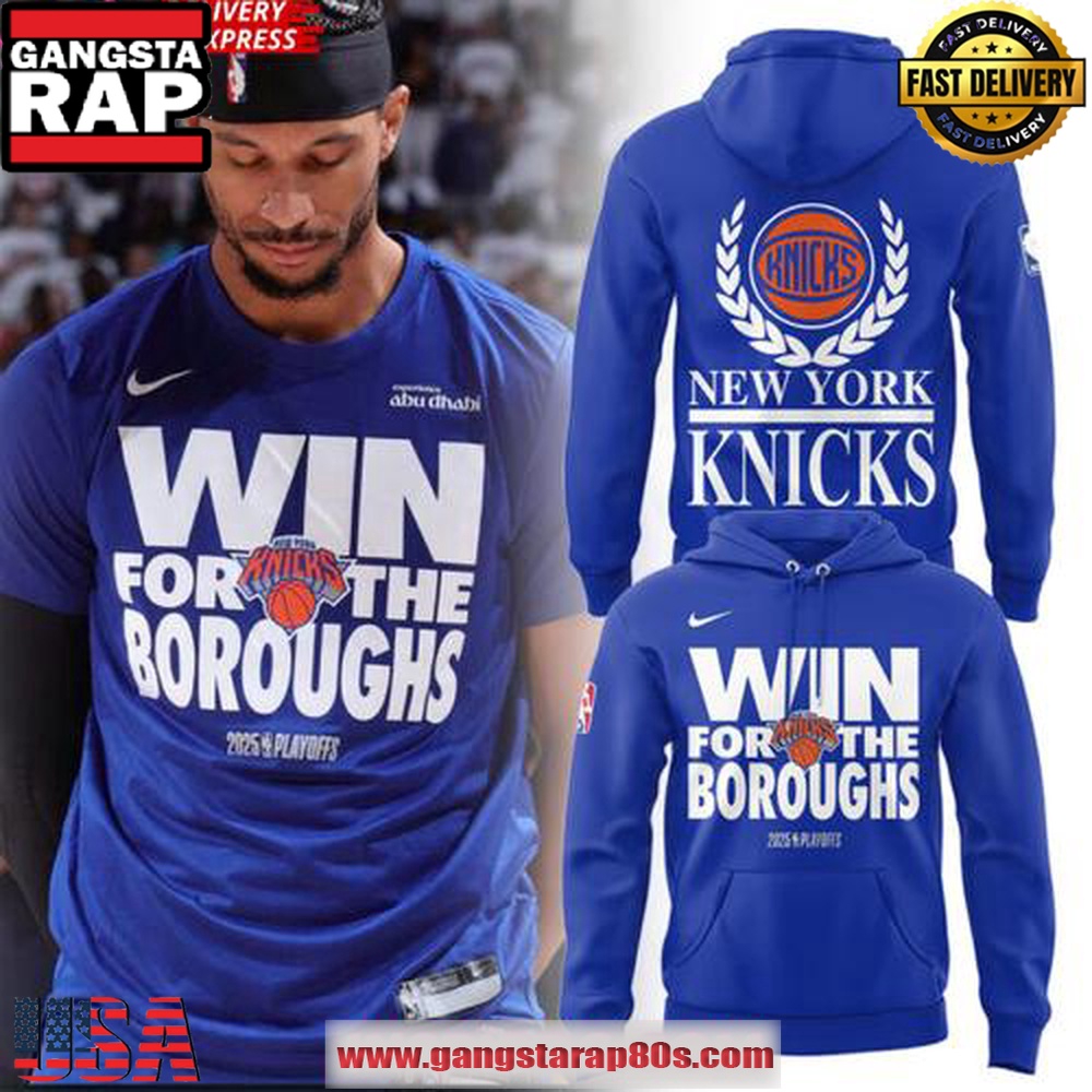 New York Knicks Win For The Boroughs 2025 Unisex Hoodie New York Knicks Win For The Boroughs 2025 Unisex Hoodie