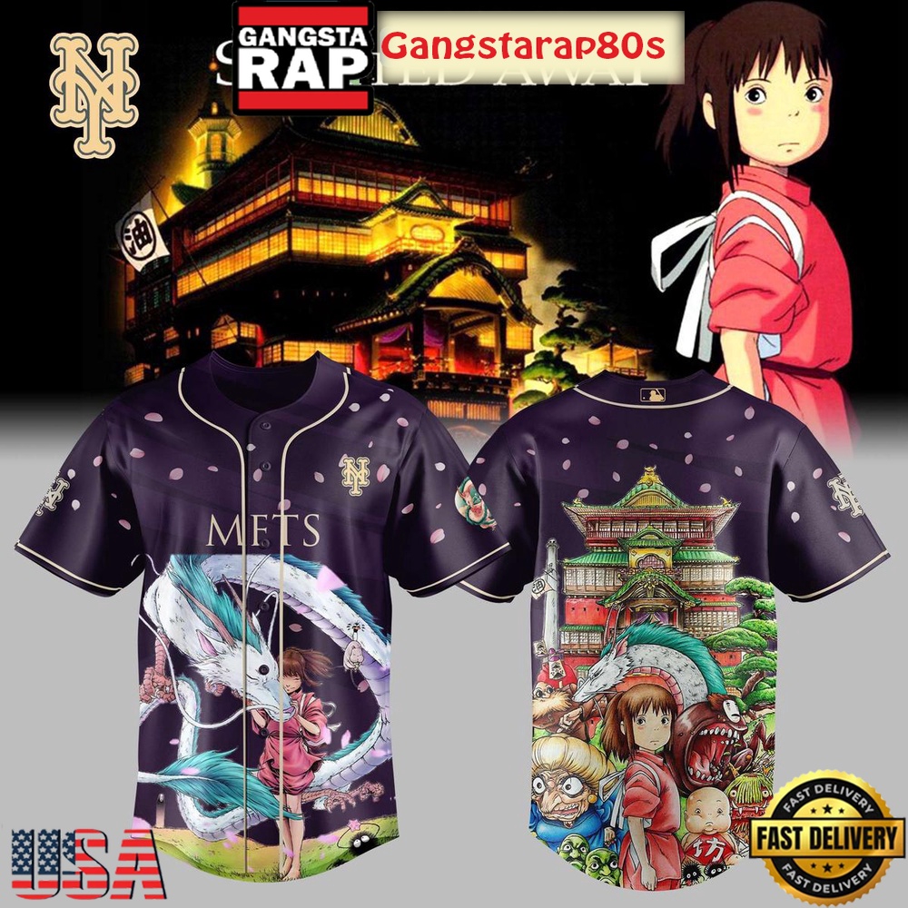 New York Mets x Spirited Away Studio Ghibli 2025 Baseball Jersey Shirt New York Mets x Spirited Away Studio Ghibli 2025 Baseball Jersey Shirt