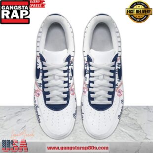 New York Yankees Bronx Bombers Air Force 1 Running Sneakers Shoes