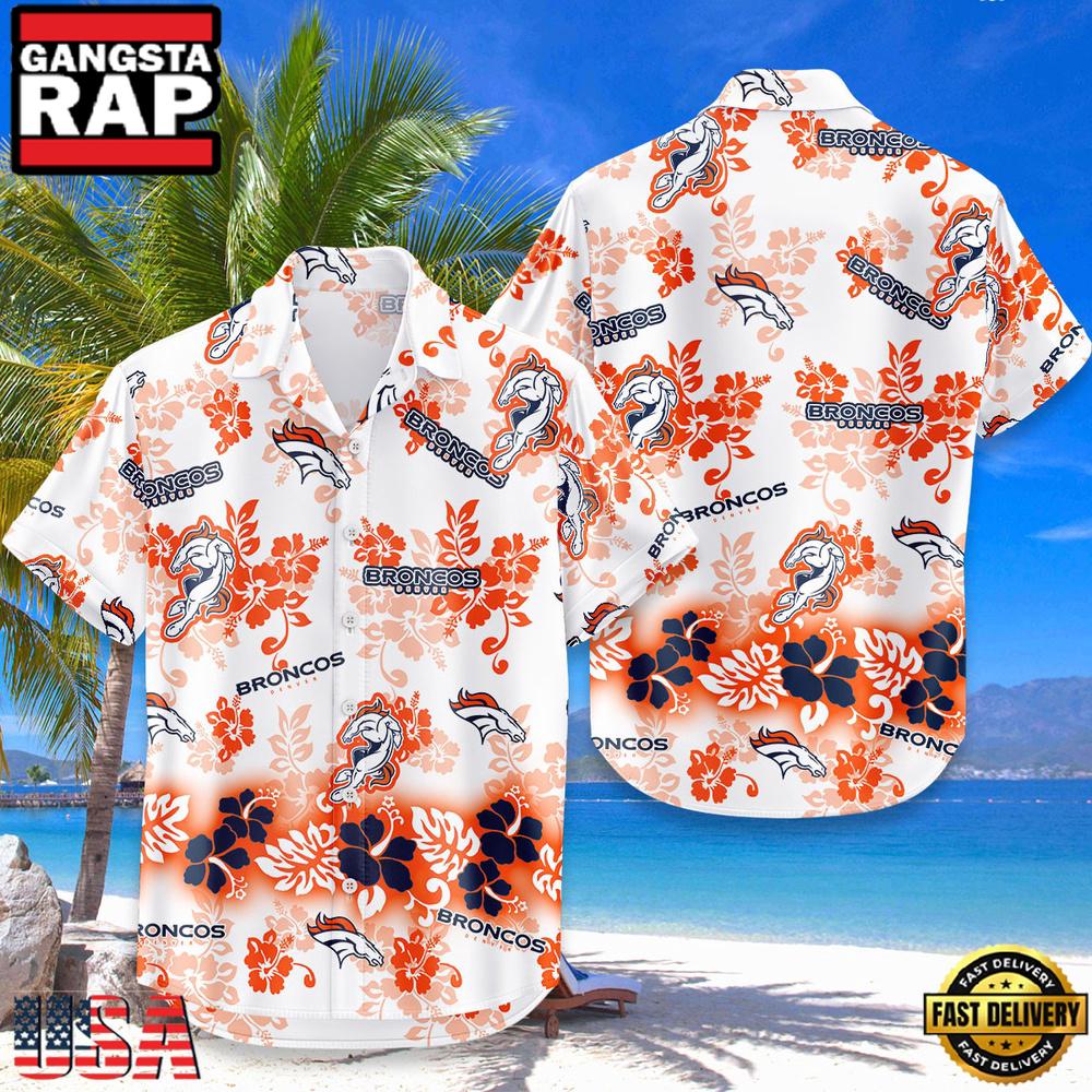 NFL Denver Broncos New Design Hot Summer Hawaiian Shirt NFL Denver Broncos New Design Hot Summer Hawaiian Shirt