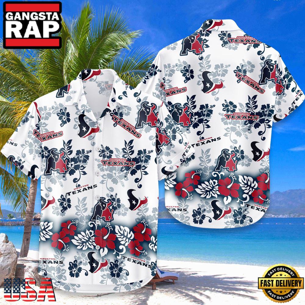NFL Houston Texans New Design Hot Summer Hawaiian Shirt NFL Houston Texans New Design Hot Summer Hawaiian Shirt
