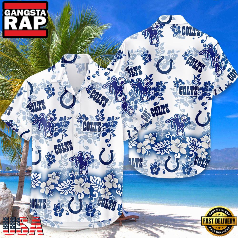 NFL Indianapolis Colts New Design Hot Summer Hawaiian Shirt NFL Indianapolis Colts New Design Hot Summer Hawaiian Shirt