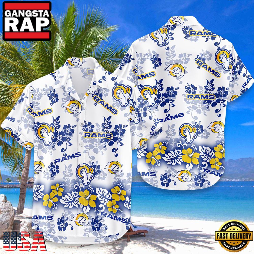 NFL Los Angeles Rams New Design Hot Summer Hawaiian Shirt NFL Los Angeles Rams New Design Hot Summer Hawaiian Shirt