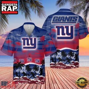 NFL New York Giants Tropical Summer Hawaiian Shirts