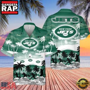 NFL New York Jets Tropical Summer Hawaiian Shirts