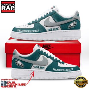 NFL Philadelphia Eagles Limited Edition Personalized Air Force 1 Shoes Sneaker