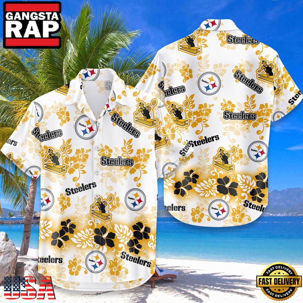 NFL Pittsburgh Steelers New Design Hot Summer Hawaiian Shirt NFL Pittsburgh Steelers New Design Hot Summer Hawaiian Shirt