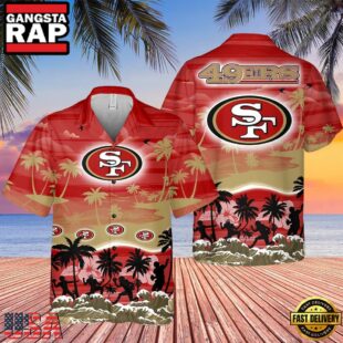 NFL San Francisco 49ers Tropical Summer Hawaiian Shirts