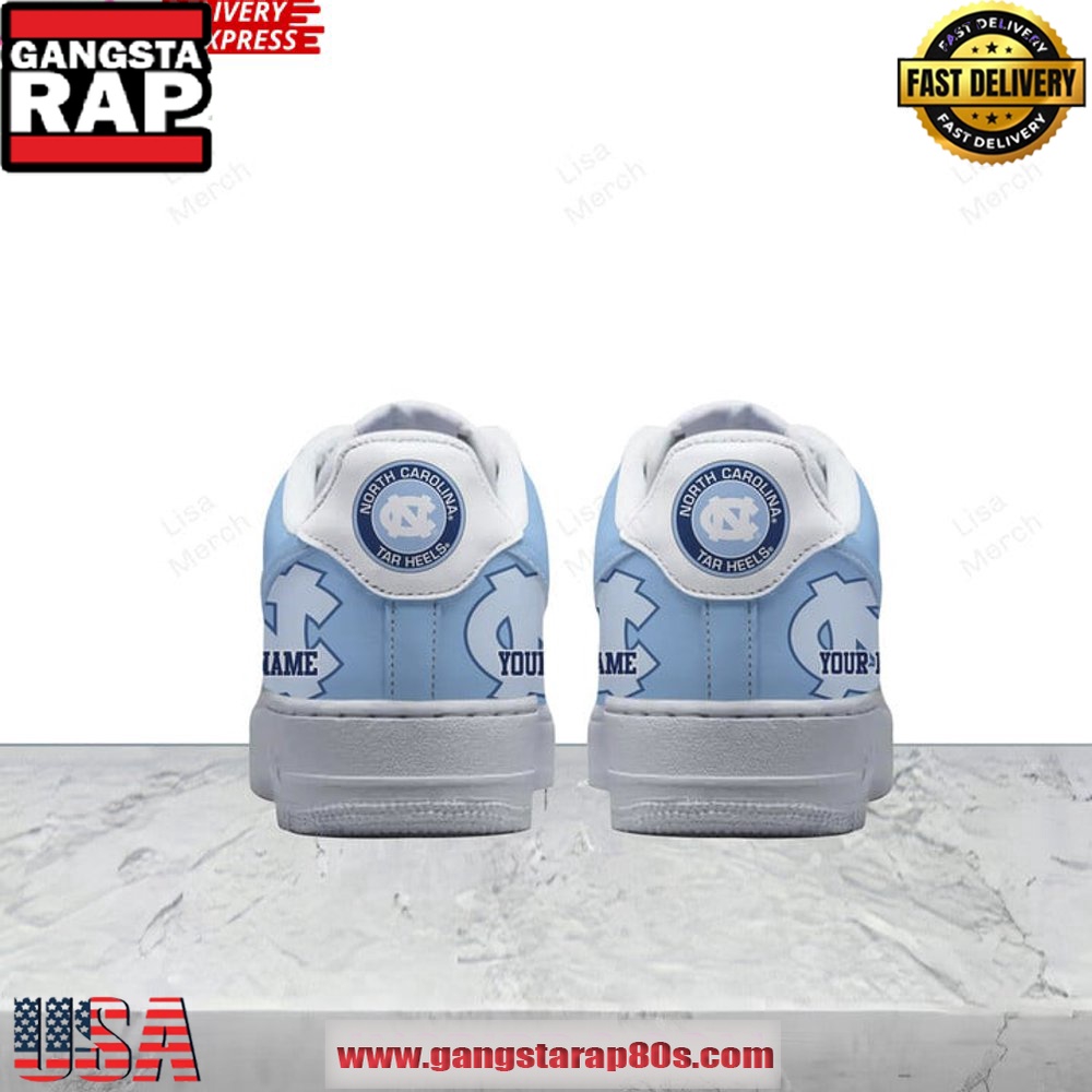 North Carolina Tar Heels Custom Air Force 1 Running Sneakers Shoes North Carolina Tar Heels Custom Air Force 1 Running Sneakers Shoes