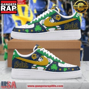 Notre Dame Fighting Irish Limited Edition Nike Air Force 1 Running Sneakers Shoes