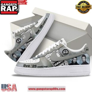 Oasis Live '25 World Tour Limited Nike Air Force 1 Sneakers Shoes