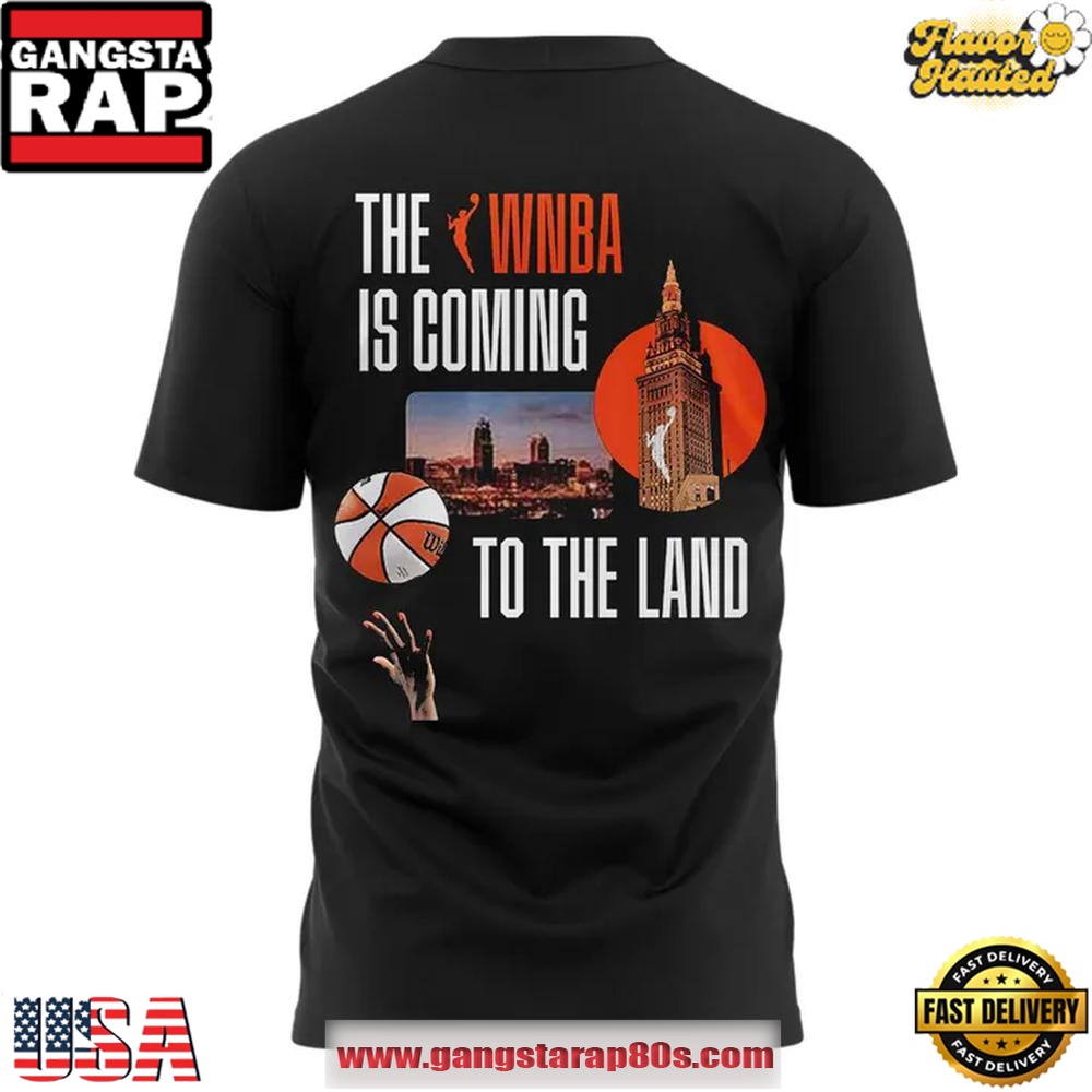 Official Cleveland WNBA Welcome Edition 3D T Shirt Official Cleveland WNBA Welcome Edition 3D T Shirt