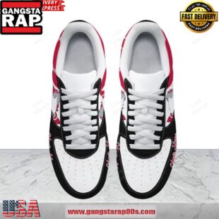 Ohio State Buckeyes Custom Nike Air Force 1 Running Sneakers Shoes