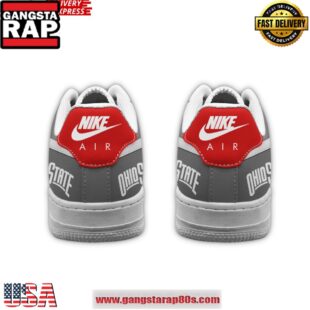 Ohio State Buckeyes Limited Edition Nike Air Force 1 Running Sneakers Shoes