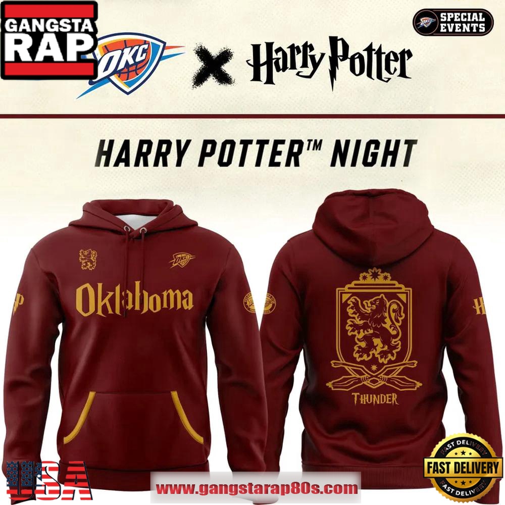 Oklahoma City Thunder Harry Potter Special Edition Unisex Hoodie Oklahoma City Thunder Harry Potter Special Edition Unisex Hoodie