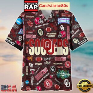 Oklahoma Sooners Solgan Boomer Sooner True Fan Spirit Custom Name Aloha Hawaiian Shirt