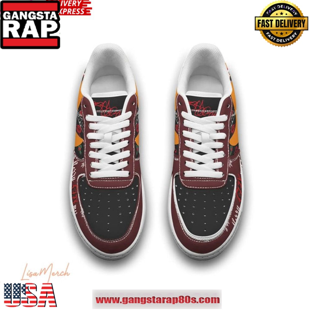 Ozzy Osbourne Merry Christmas Limited Edition Air Force 1 Running Sneakers Shoes Ozzy Osbourne Merry Christmas Limited Edition Air Force 1 Running Sneakers Shoes