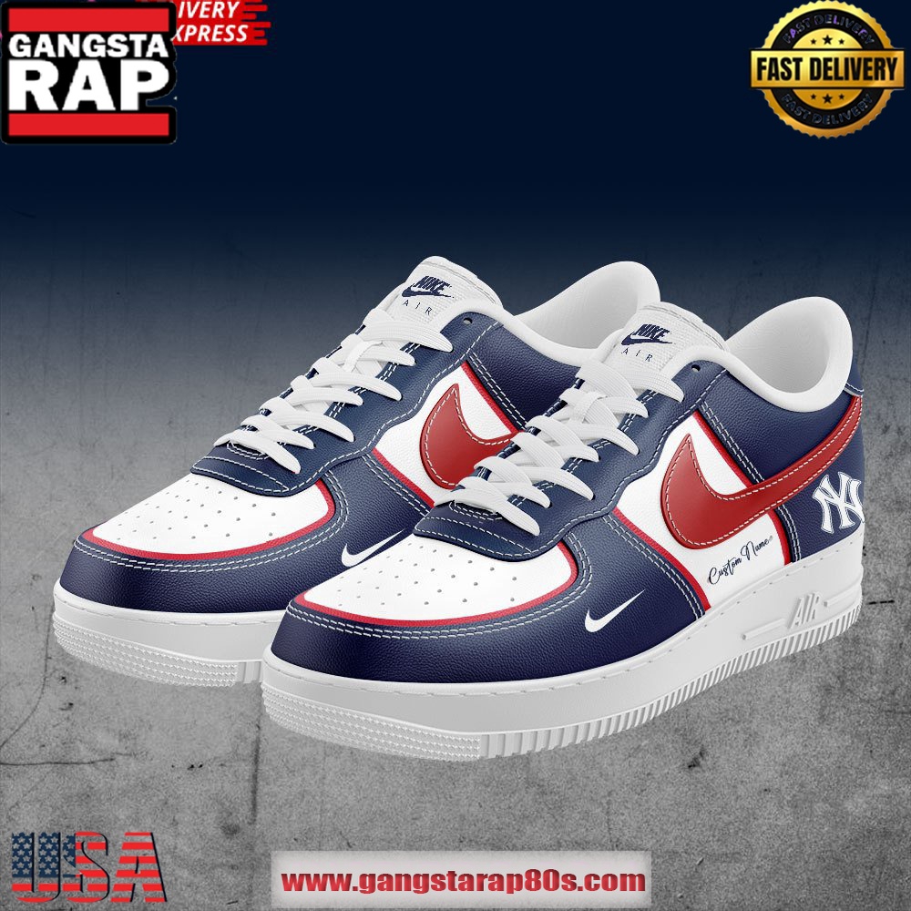Personalization MLB New York Yankees 2024 Air Force 1 Sneakers Shoes Sneaker Personalization MLB New York Yankees 2024 Air Force 1 Sneakers Shoes Sneaker