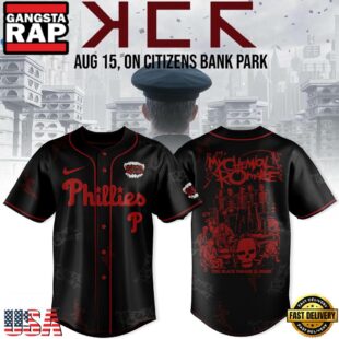 Philadelphia Phillies x My Chemical Romance Tour Limited Premium Edition Baseball Jersey
