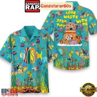 Phish Rock Band Come Waste Your Time With Me Aloha Hawaiian Shirt