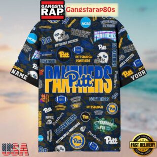 Pittsburgh Panthers Solgan Go Panthers True Fan Spirit Custom Name Aloha Hawaiian Shirt