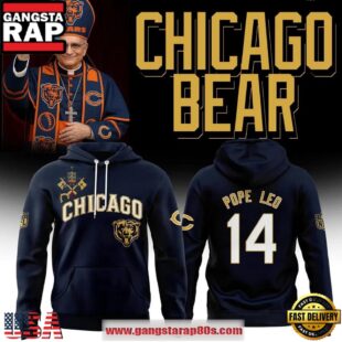 Pope Leo 14 Chicago Bears Special Edition Unisex Hoodie