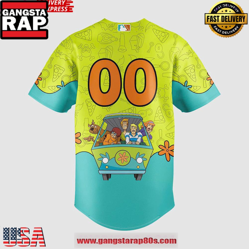 Portland Sea Dogs Scooby-Doo Day 2025 Custom Number Baseball Jersey Shirt Portland Sea Dogs Scooby-Doo Day 2025 Custom Number Baseball Jersey Shirt