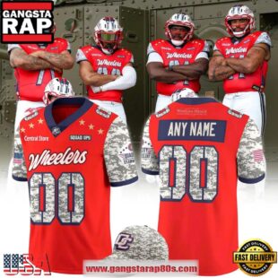 Quad City Steamwheelers 2025 Military Appreciation Night Custom Football Jersey