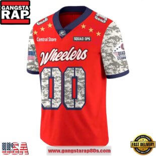 Quad City Steamwheelers 2025 Military Appreciation Night Custom Football Jersey