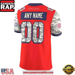 Quad City Steamwheelers 2025 Military Appreciation Night Custom Football Jersey