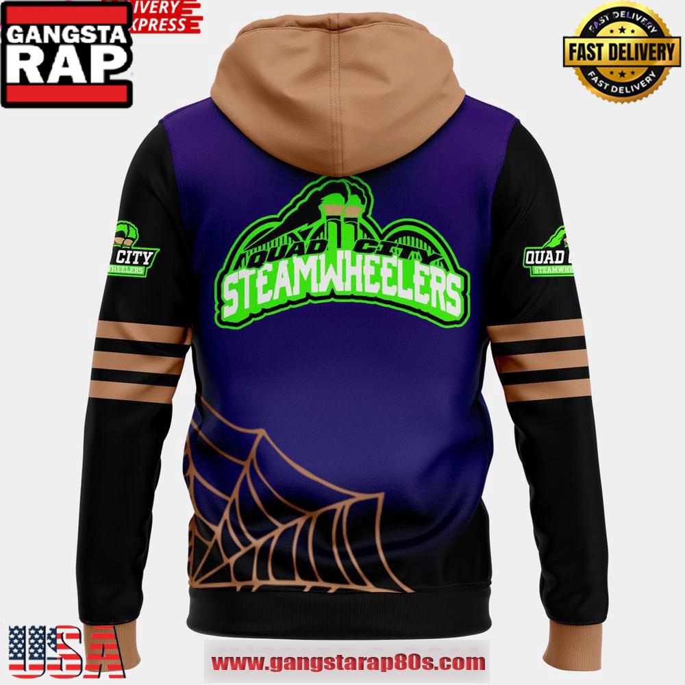 Quad City Steamwheelers Halfway to Halloween Night 2025 Unisex Hoodie Quad City Steamwheelers Halfway to Halloween Night 2025 Unisex Hoodie