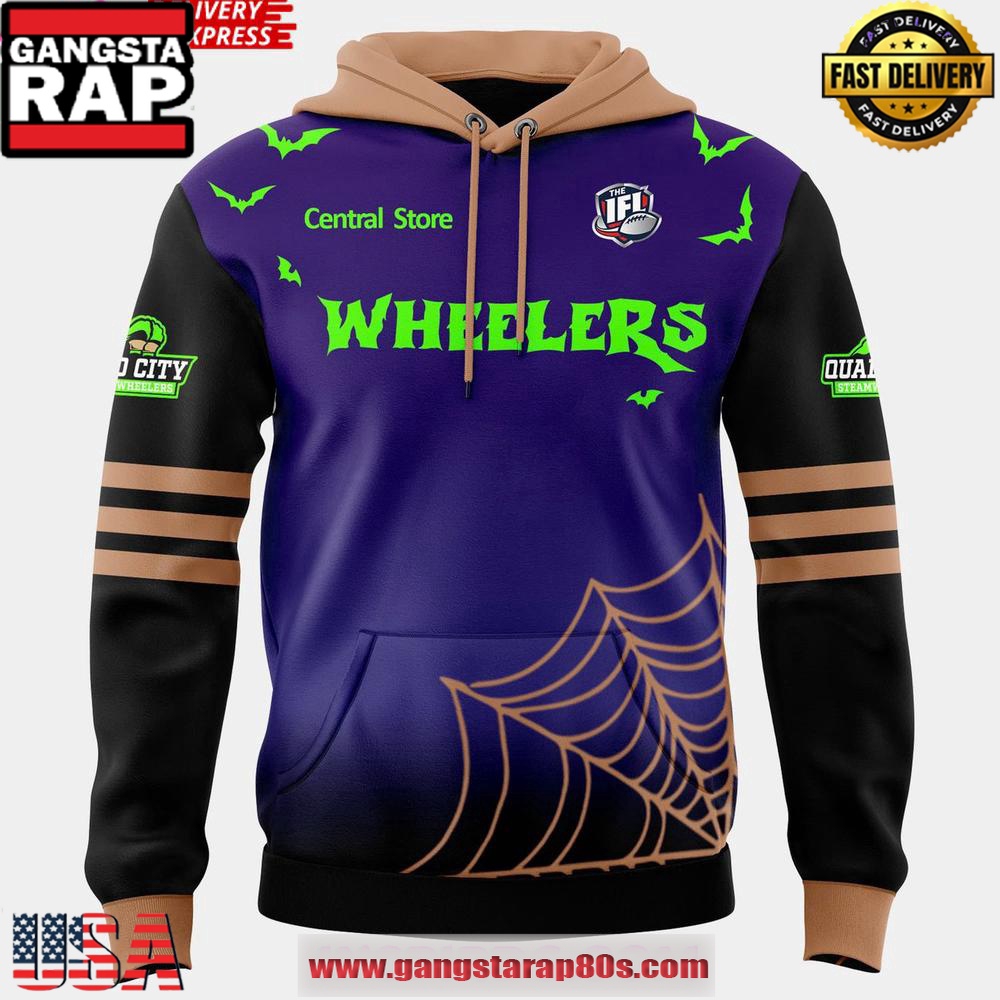 Quad City Steamwheelers Halfway to Halloween Night 2025 Unisex Hoodie Quad City Steamwheelers Halfway to Halloween Night 2025 Unisex Hoodie