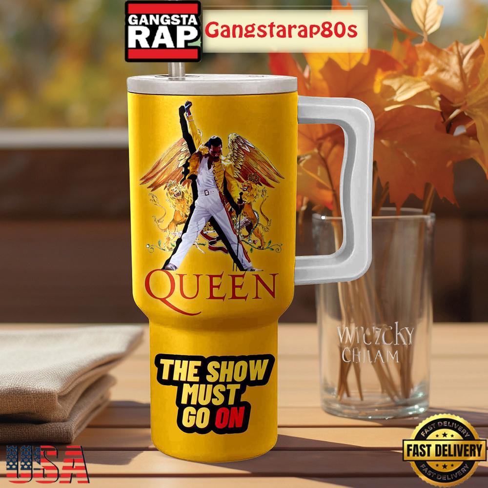 Queen Freddy Mercury Fan Tumbler Cup 40oz Queen Freddy Mercury Fan Tumbler Cup 40oz