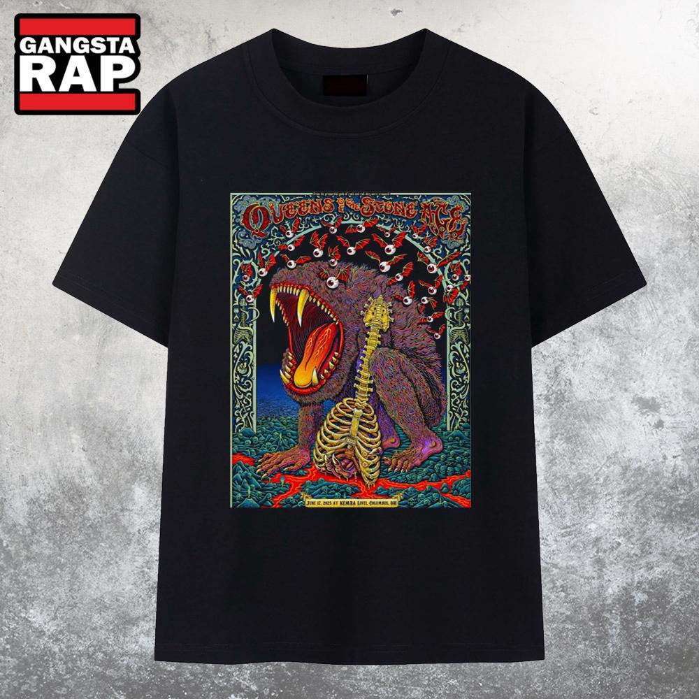 Queens Of The Stone Age KEMBA Live! On Jun 17 2025 in Columbus OH T Shirt Queens Of The Stone Age KEMBA Live! On Jun 17 2025 in Columbus OH T Shirt
