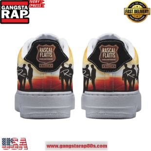 Rascal Flatts Life is a Highway Tour 2025 Air Force 1 Running Sneakers Shoes