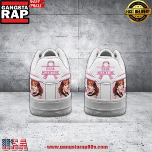 Reba McEntire Breast Cancer Awareness Air Force 1 Running Sneakers Shoes