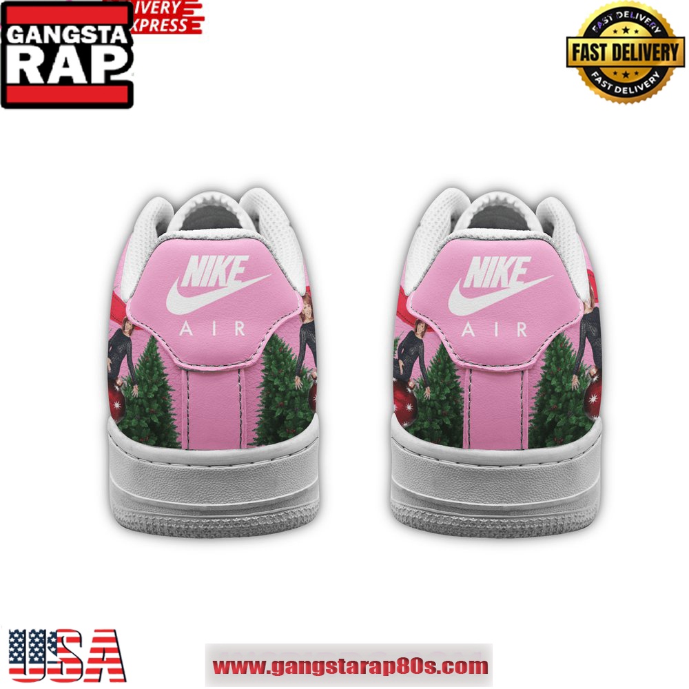 Reba McEntire Christmas Holiday Special Air Force 1 Running Sneakers Shoes Reba McEntire Christmas Holiday Special Air Force 1 Running Sneakers Shoes