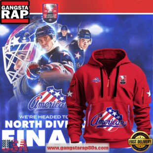 Rochester Americans North Division Finals Quarter Unisex Zip Hoodie