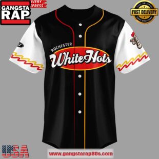 Rochester Red Wings White Hots August 20 Custom Number Baseball Jersey Shirt